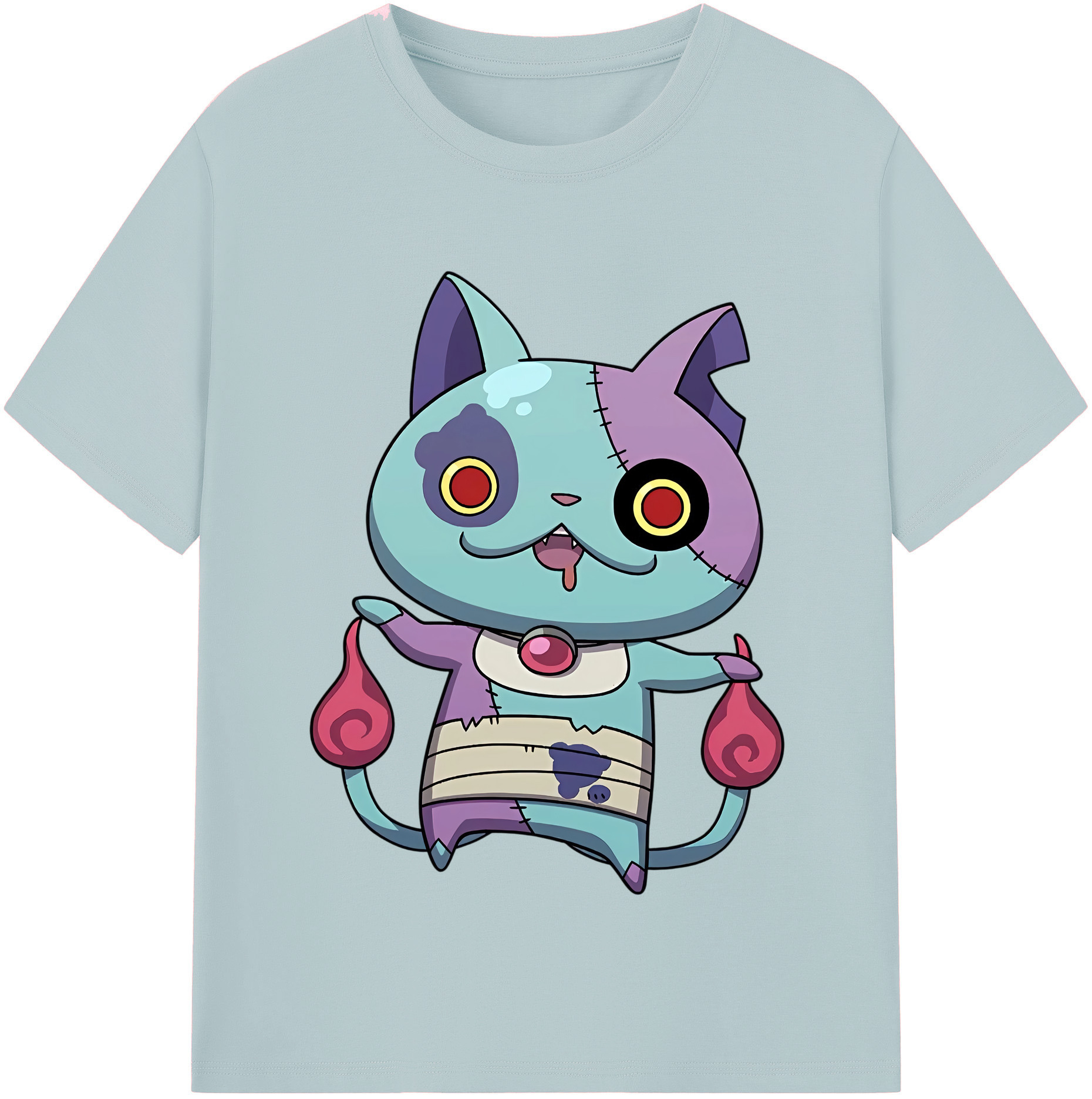 （画像用） 妖怪ウォッチ Yo-kai Watch 綿100％半袖Tシャツ（フロントプリント）